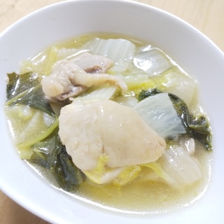 【ホットクック】鶏肉と白菜の中華煮